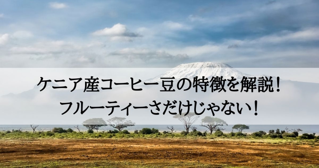 ケニア産コーヒー豆の特徴を解説！フルーティーさだけじゃない！